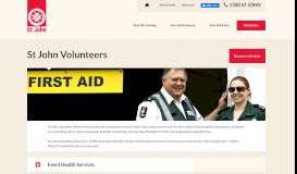 
							         Volunteers - St John Ambulance Australia								  
							    