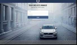 
							         Volvo Cars Access Manager								  
							    