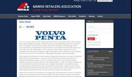 
							         Volvo Penta - Marine Retailers Association of the Americas								  
							    