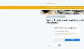 
							         Volvo Prosis parts catalog online Autodata | AVSpare.com								  
							    