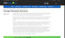 
							         Vonage Business - 65 Reviews | VoipReview								  
							    