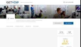 
							         Vonage Business Reviews & Ratings from 136 Verified Users | GetVoIP								  
							    