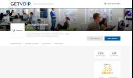 
							         Vonage Business Reviews & Ratings from 137 Verified Users | GetVoIP								  
							    