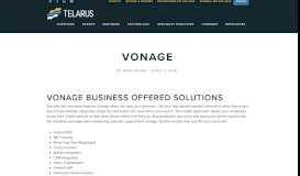 
							         Vonage Business - Telarus								  
							    