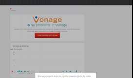 
							         Vonage outage? Current problems and outages | Downdetector								  
							    