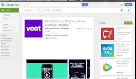 
							         Voot - Watch Colors, MTV Shows, Live News & more - Apps ...								  
							    