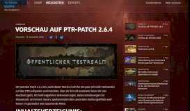 
							         Vorschau auf PTR-Patch 2.6.4 — Diablo III — Blizzard-Neuigkeiten								  
							    