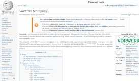 
							         Vorwerk (company) - Wikipedia								  
							    