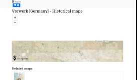 
							         Vorwerk [Germany] | Mapire - The Historical Map Portal								  
							    