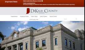 
							         Voter Registration and Elections / DeKalb County, IN								  
							    