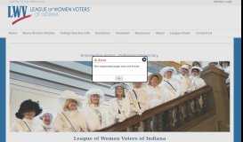 
							         Voting & Elections/Voter Rights - LWV of Indiana								  
							    