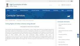 
							         Voting Rights of Indian citizens living abroad - Welcome to High ...								  
							    