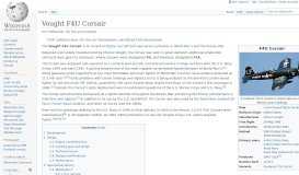 
							         Vought F4U Corsair - Wikipedia								  
							    