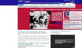 
							         VOX, CEPR Policy Portal								  
							    