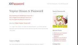 
							         Voyeur-House.tv Password | www.XXPassword.com | Porn ...								  
							    