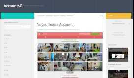 
							         Voyeurhouse Account – AccountsZ								  
							    