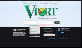 
							         VPORT Customer Login - Voyager Sopris Learning								  
							    