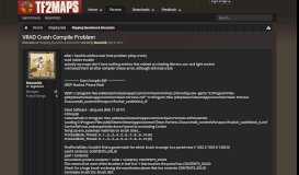 
							         VRAD Crash Compile Problem | TF2Maps.net								  
							    