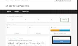 
							         vRealize Operations Tenant App 2.0 for vCloud Director - my cloud-(r ...								  
							    