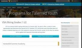 
							         VSA (Rising 7-12) | Vanderbilt Programs for Talented Youth ...								  
							    
