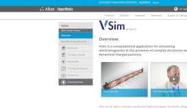 
							         VSim - Altair HyperWorks								  
							    