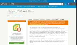 
							         vSphere HTML5 Web Client - VMware Labs								  
							    