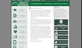 
							         VT-AOE Comprehensive Assessment Program Portal								  
							    