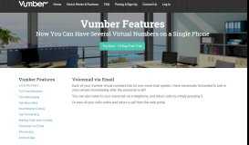 
							         Vumber, get voicemail in your email								  
							    