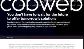 
							         Vuzion - Future Proof your Business - Cobweb Solutions								  
							    