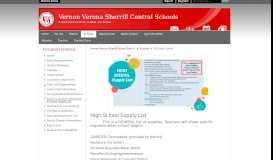 
							         VVS High School / Parent & Student Information								  
							    