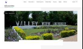 
							         VVU ischool: Valley View University Students Portal - Africavarsities								  
							    