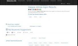 
							         Vwgoa retiree login Results For Websites Listing - SiteLinks.Info								  
							    