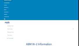 
							         W-2 Information - Building Maintenance and Facility Services								  
							    