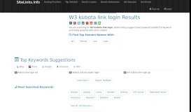 
							         W3 kubota link login Results For Websites Listing - SiteLinks.Info								  
							    