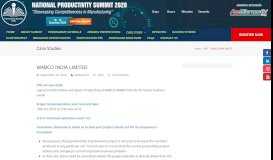 
							         WABCO INDIA LIMITED | Productivity Portal								  
							    