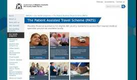 
							         WACHS: Patient Assisted Travel Scheme (PATS)								  
							    