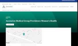 
							         Waco Center for Women's Health | Ascension Providence								  
							    