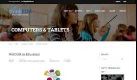 
							         WACOM in Education - ThinkEDU Corporate WebSite								  
							    