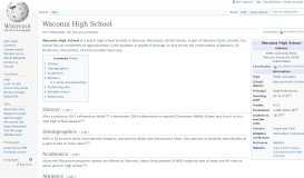 
							         Waconia High School - Wikipedia								  
							    