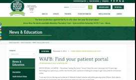 
							         WAFB: Find your patient portal | Baton Rouge Clinic								  
							    