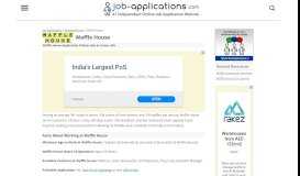 
							         Waffle House Application, Jobs & Careers Online - Job-Applications.com								  
							    