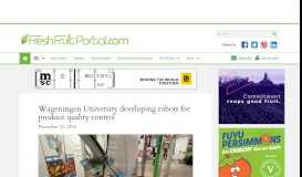 
							         Wageningen University developing robots for ... - Fresh Fruit Portal								  
							    