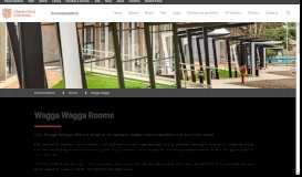 
							         Wagga Wagga - Accommodation - Charles Sturt University								  
							    