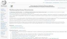 
							         Wahlkampfwerbung Wesselmann – Wikipedia								  
							    