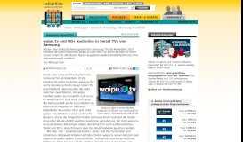 
							         waipu.tv und HD+ kostenlos in Smart TVs von Samsung - teltarif.de ...								  
							    