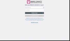 
							         Wake ID Portal - WakeID - Wake County Public Schools								  
							    