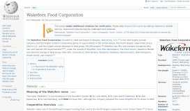 
							         Wakefern Food Corporation - Wikipedia								  
							    