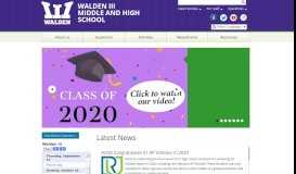 
							         Walden III - Racine Unified School District								  
							    