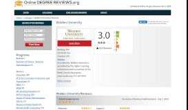 
							         Walden University Reviews - Online Degree Reviews								  
							    