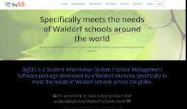 
							         Waldorf Student Information System - BigSIS								  
							    
